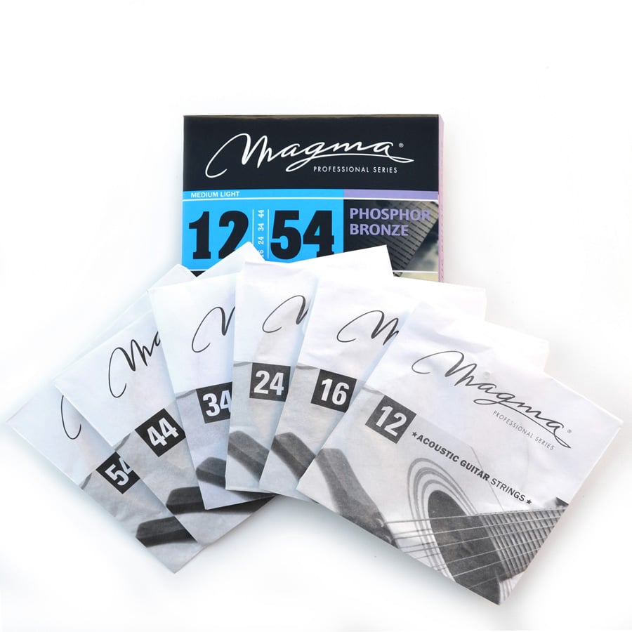 SET CUERDAS MAGMA GUITARRA ACUSTICA GA140PB - 4