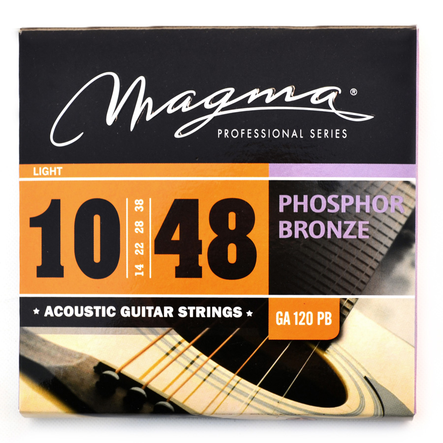SET CUERDAS MAGMA GUITARRA ACUSTICA GA120PB - 1
