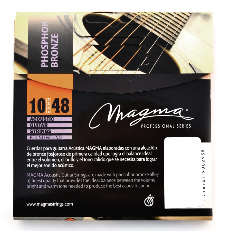 SET CUERDAS MAGMA GUITARRA ACUSTICA GA120PB - 2