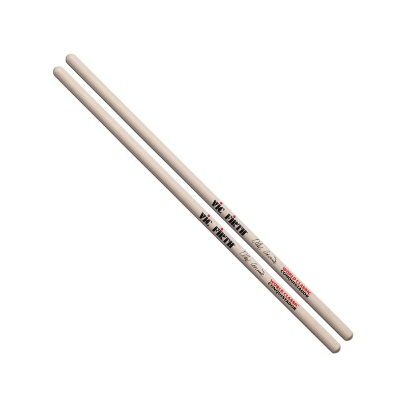 BAQUETA VIC FIRTH TIMBALES ALEX ACUNA CLEAR CONQUISTADOR SAAC