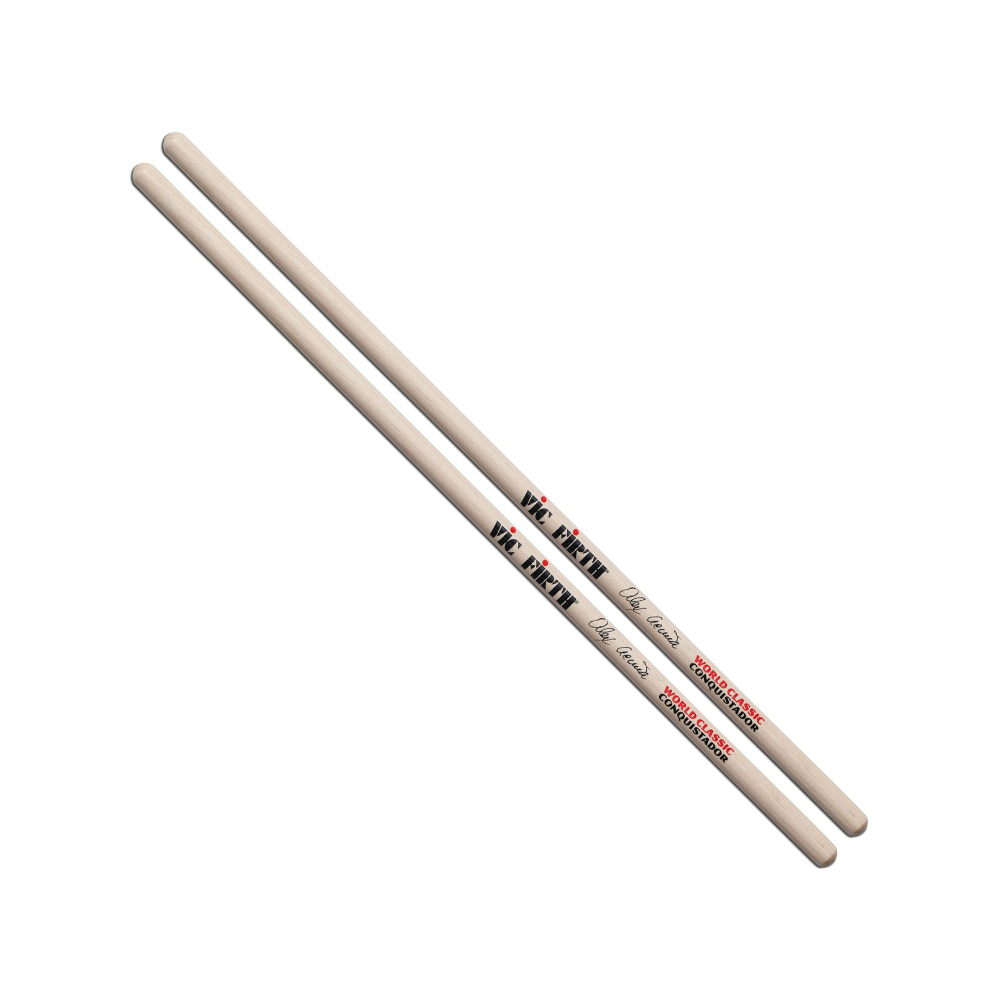 BAQUETA VIC FIRTH TIMBALES ALEX ACUÑA CLEAR CONQUISTADOR SAAC - 1