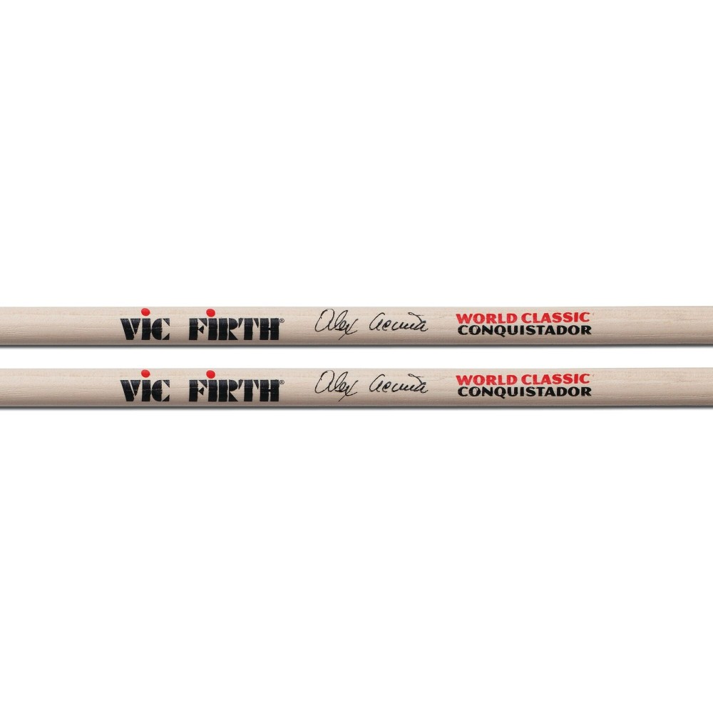 BAQUETA VIC FIRTH TIMBALES ALEX ACUÑA CLEAR CONQUISTADOR SAAC - 2