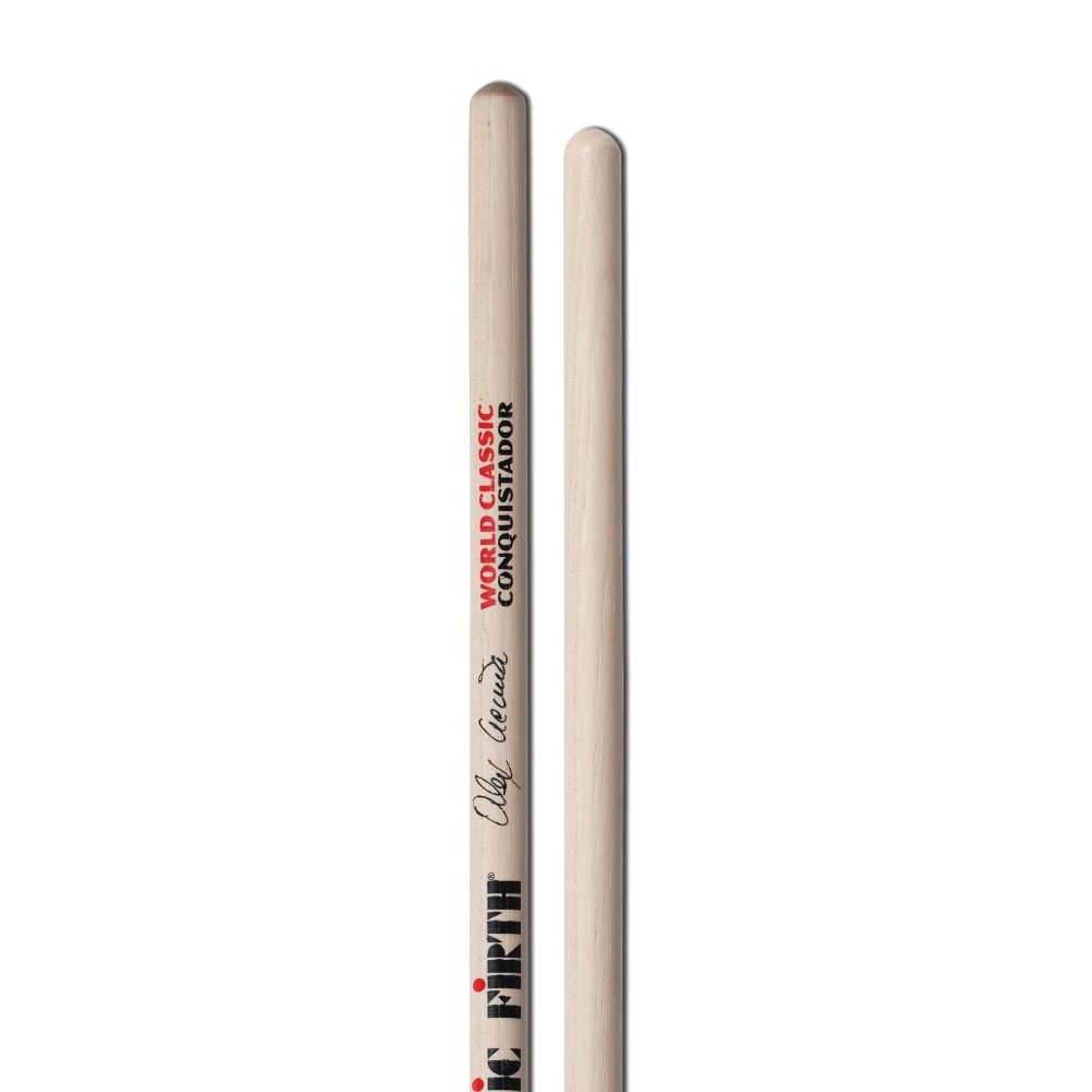 BAQUETA VIC FIRTH TIMBALES ALEX ACUÑA CLEAR CONQUISTADOR SAAC - 3
