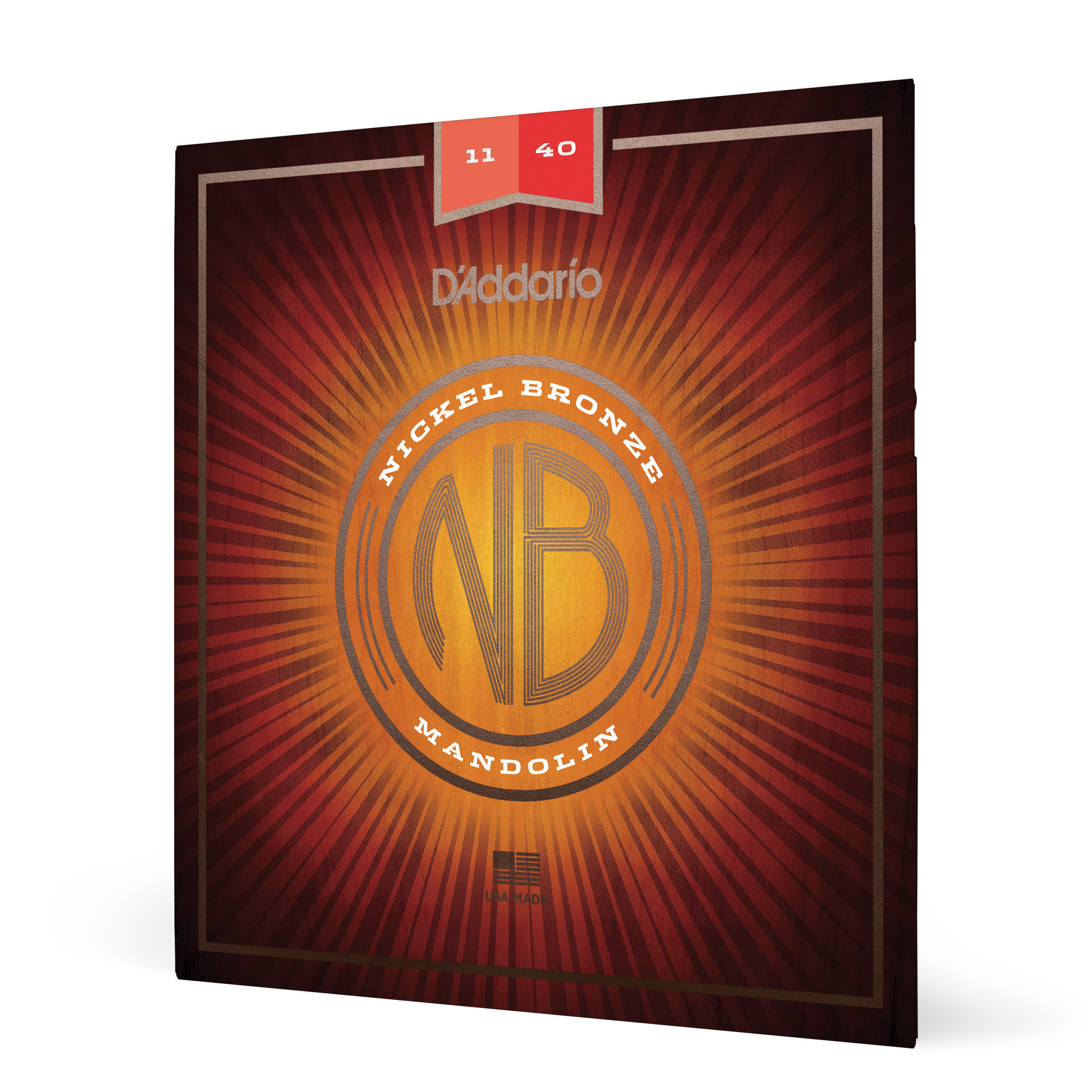 SET DE CUERDAS DADDARIO MANDOLÍNA BRONZE 11-40 NBM1140 - 1