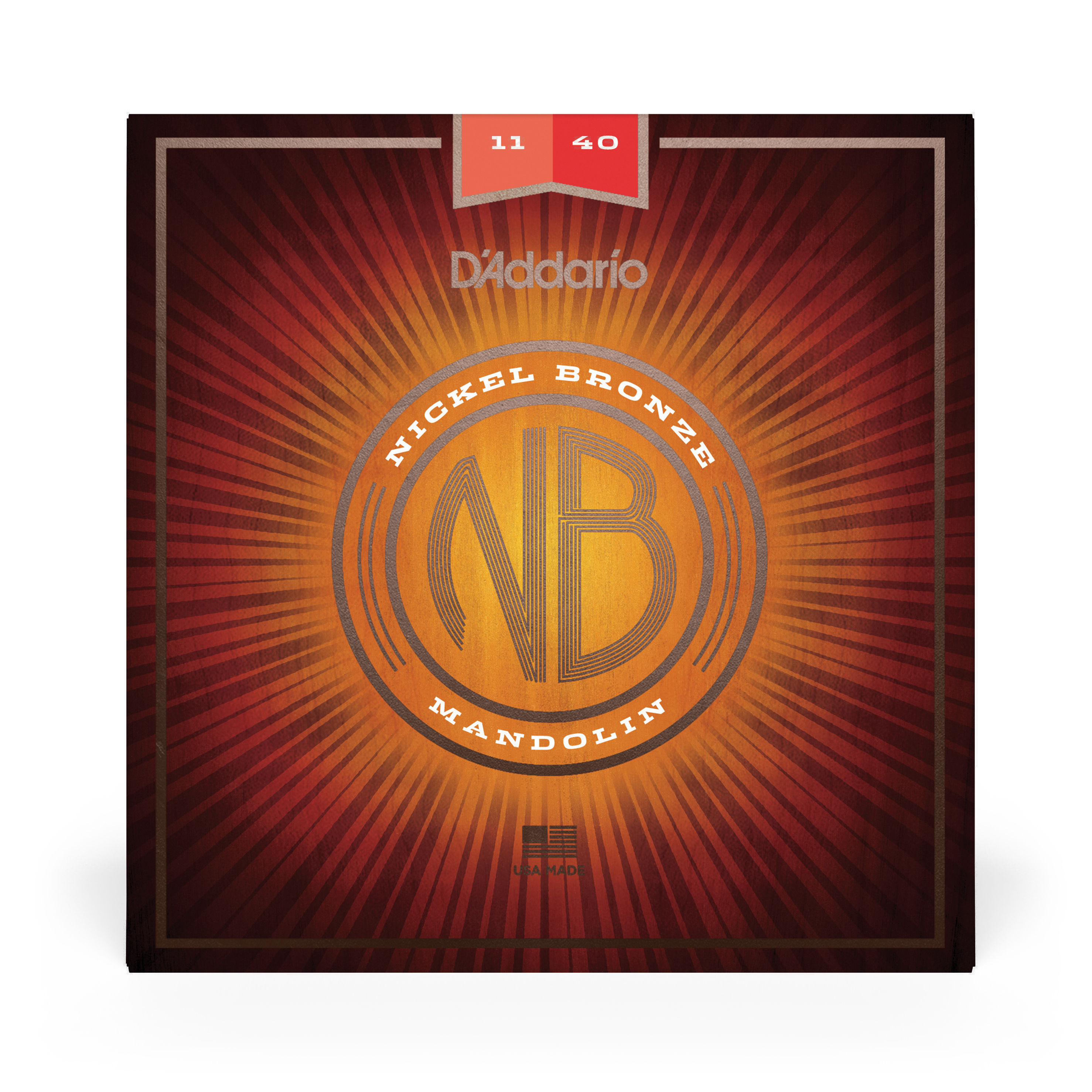 SET DE CUERDAS DADDARIO MANDOLÍNA BRONZE 11-40 NBM1140 - 2