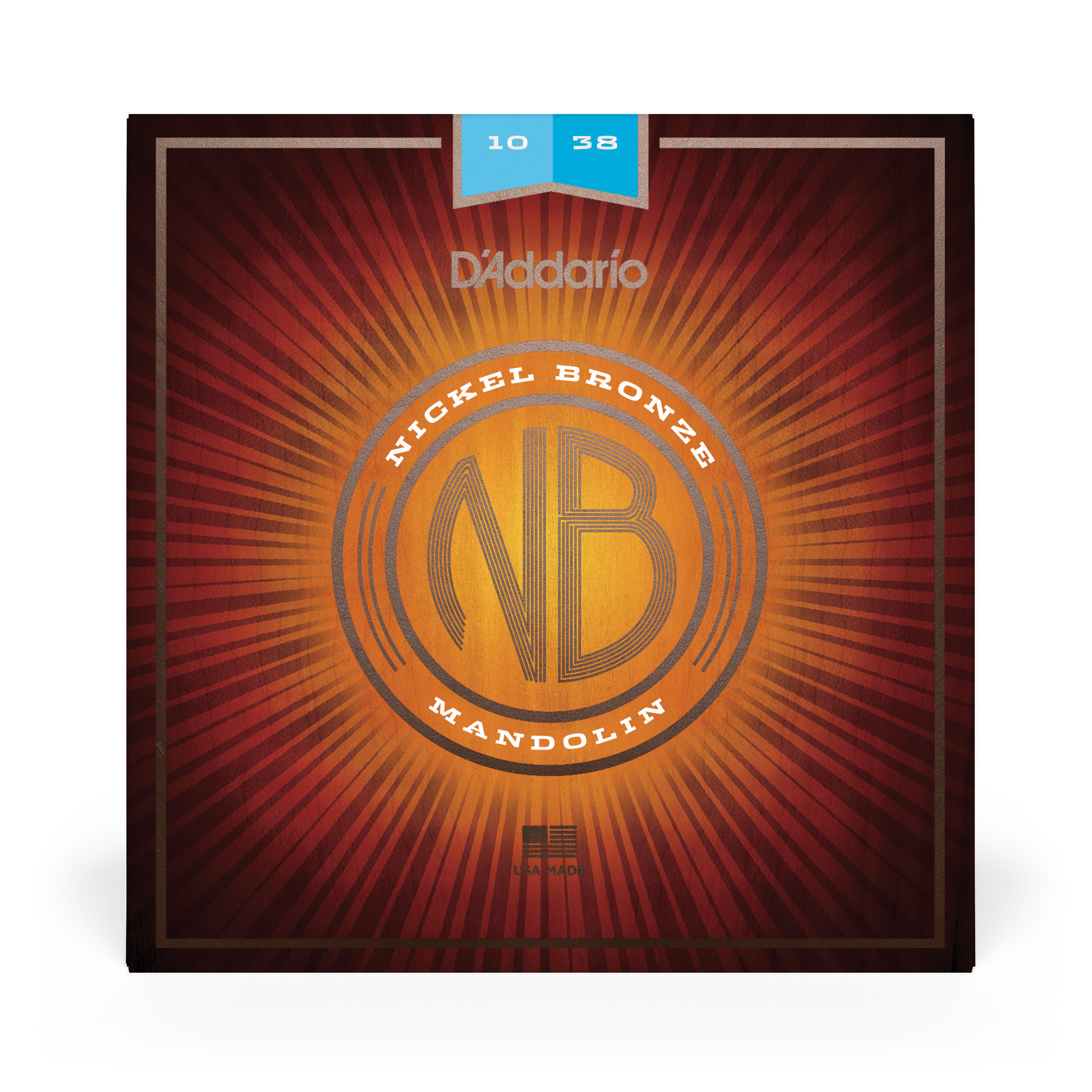 SET DE CUERDAS DADDARIO MANDOLÍNA BRONZE 10-38 NBM1038 - 2