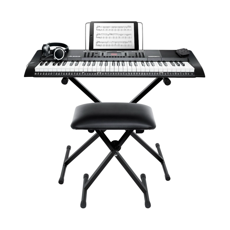 PACK ALESIS TECLADO+SILLIN+ATRIL Y MICROFONO HARMONY 61 MK3