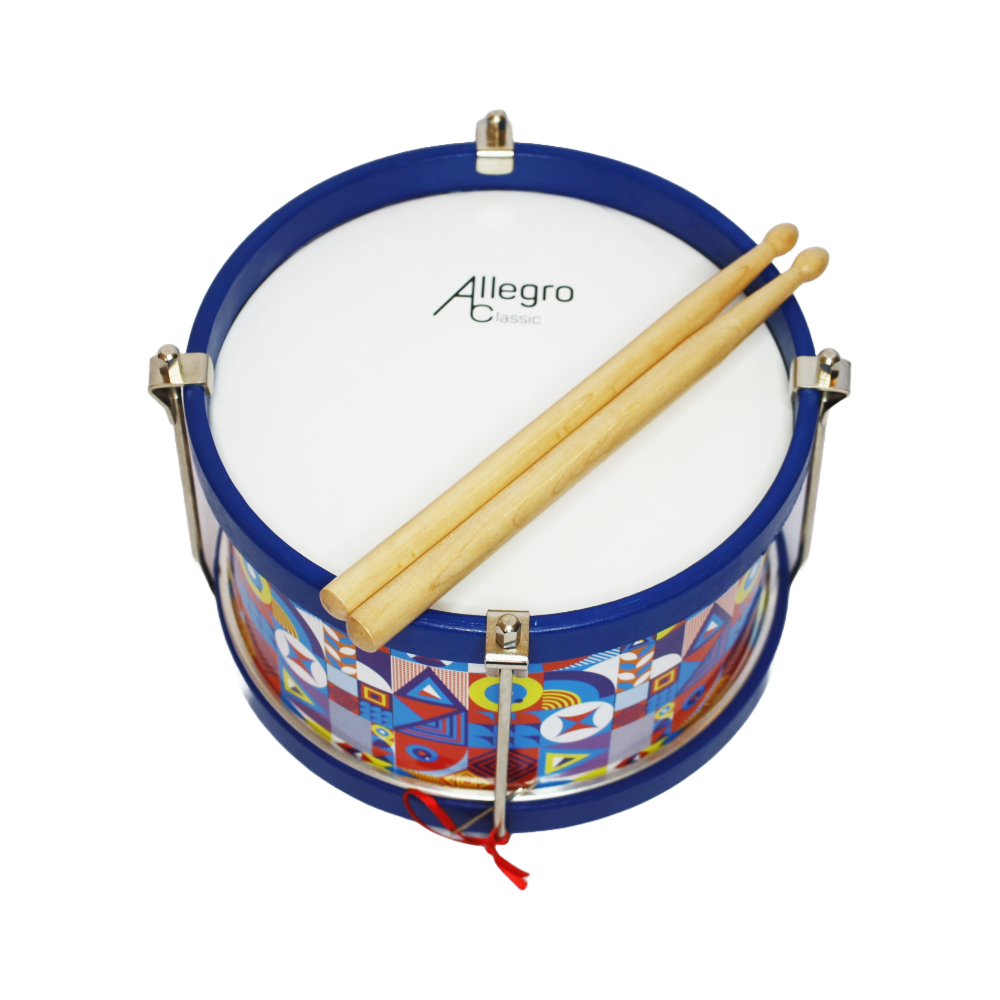 TAMBORÍN ALLEGRO NIÑOS 8'' DISEÑO GEOMÉTRICO ALL-TK-B - 1