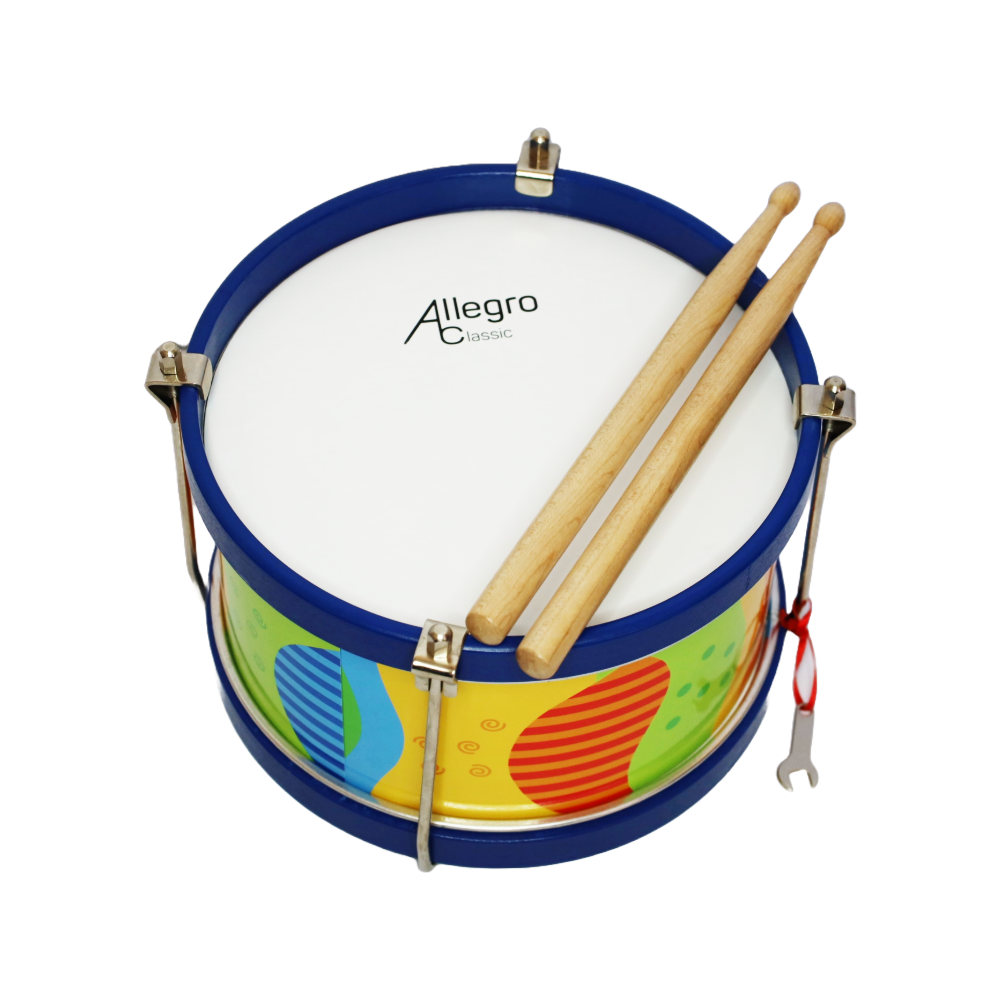 TAMBORÍN ALLEGRO NIÑOS 8'' DISEÑO MULTICOLOR ALL-TK-D - 1