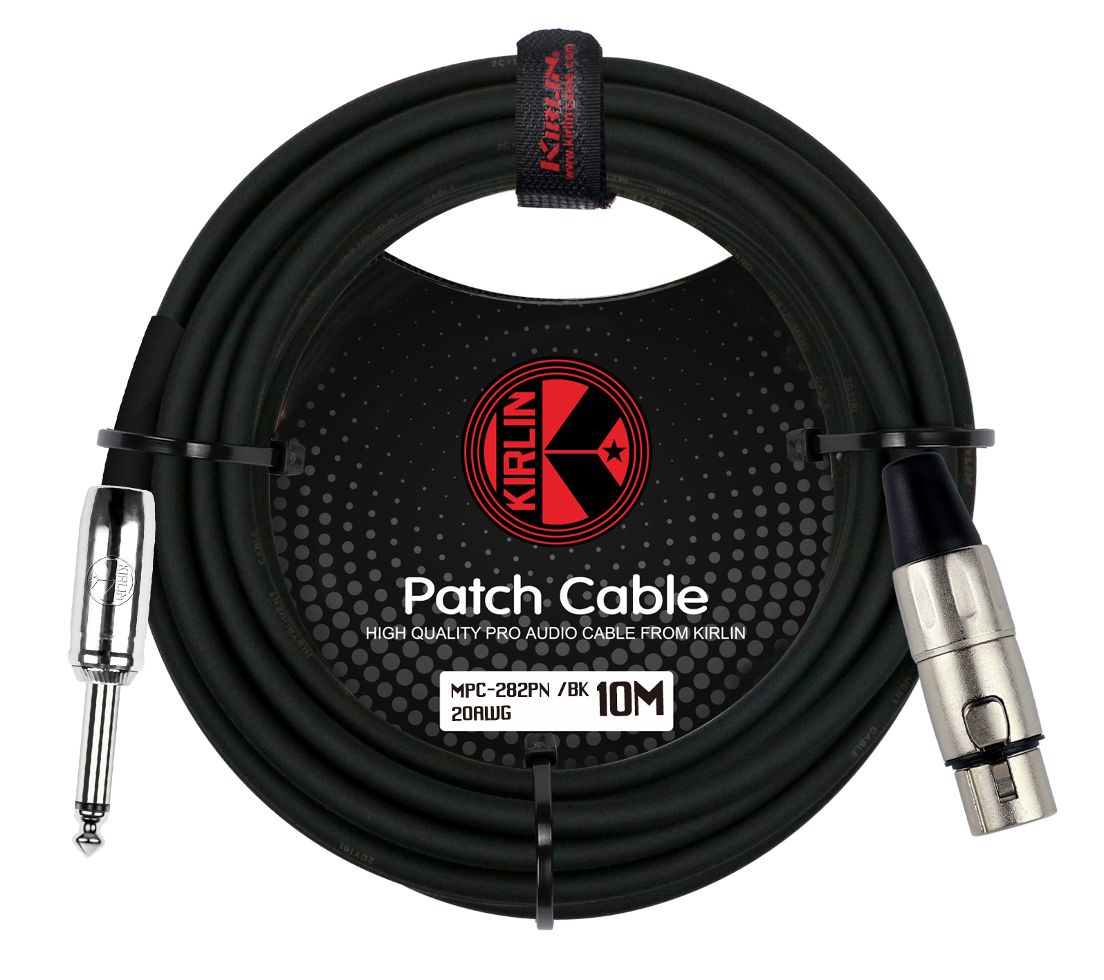 CABLE MICRÓFONO XLR (H)- PLUG 10M MPC-282PN-10 KIRLIN - 2