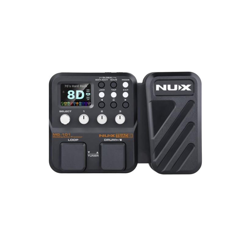 PEDAL MULTIEFECTO PARA GUITARRA MG-101 NUX