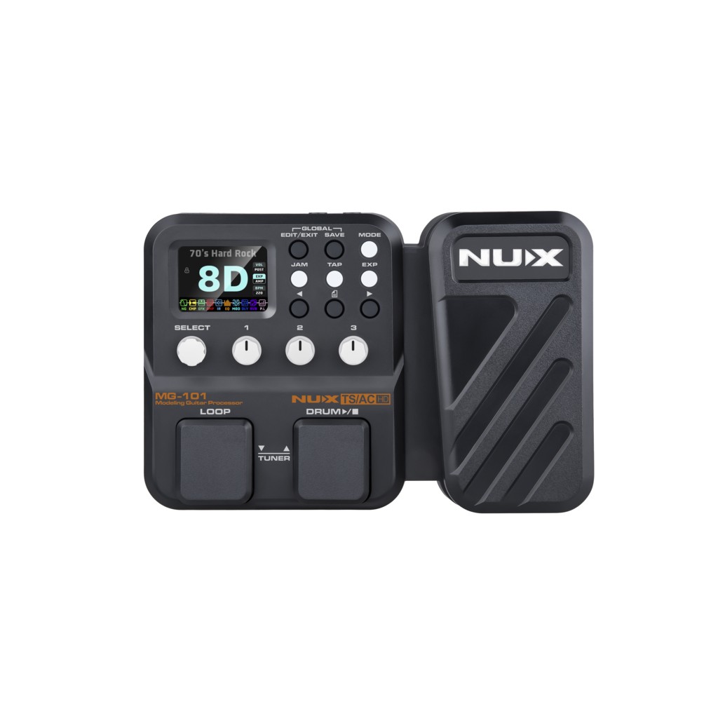 PEDAL MULTIEFECTO PARA GUITARRA MG-101 NUX - 1