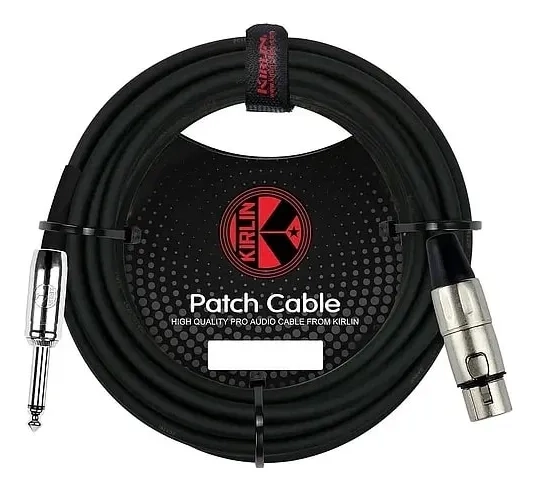 CABLE MICROFONO KIRLIN XLR (H)- PLUG 6M MPC-282PN-6 - 1