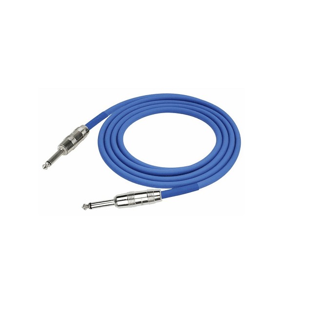 CABLE PARA INSTRUMENTO AZUL PLUG KIRLIN 6 METROS IPCV-241-6 - 1