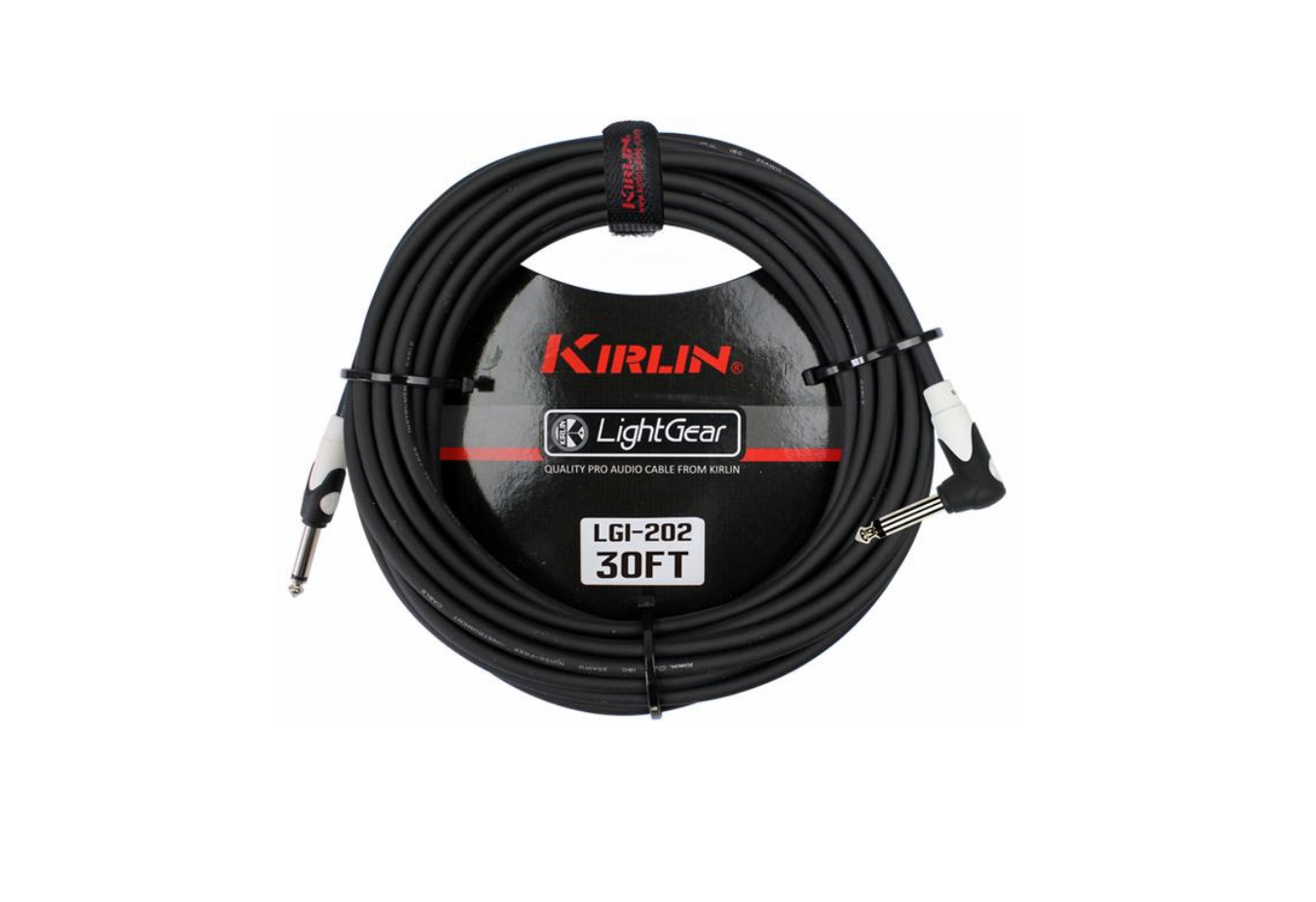 CABLE INSTRUMENTO ESTANDAR 6M NEGRO PLUG LGI-202-6 - 1