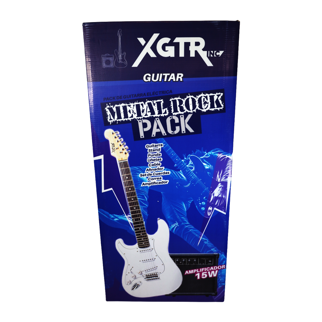 PACK GUITARRA ELÉCTRICA XGTR RED ST111 RD AMP 15W - 2