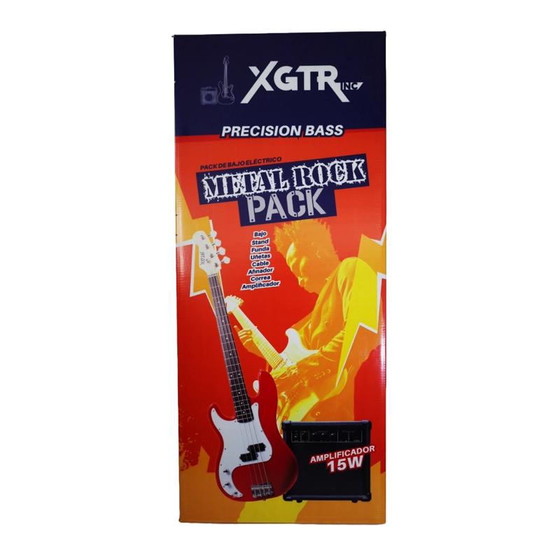 PACK BAJO ELÉCTRICO XGTR PRECISSIONSUNBURST PB100SB AMP 15W - 2
