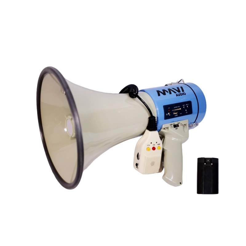 MEGAFONO CON MIC DE MANO + BATERIA 50W MAVI - 2