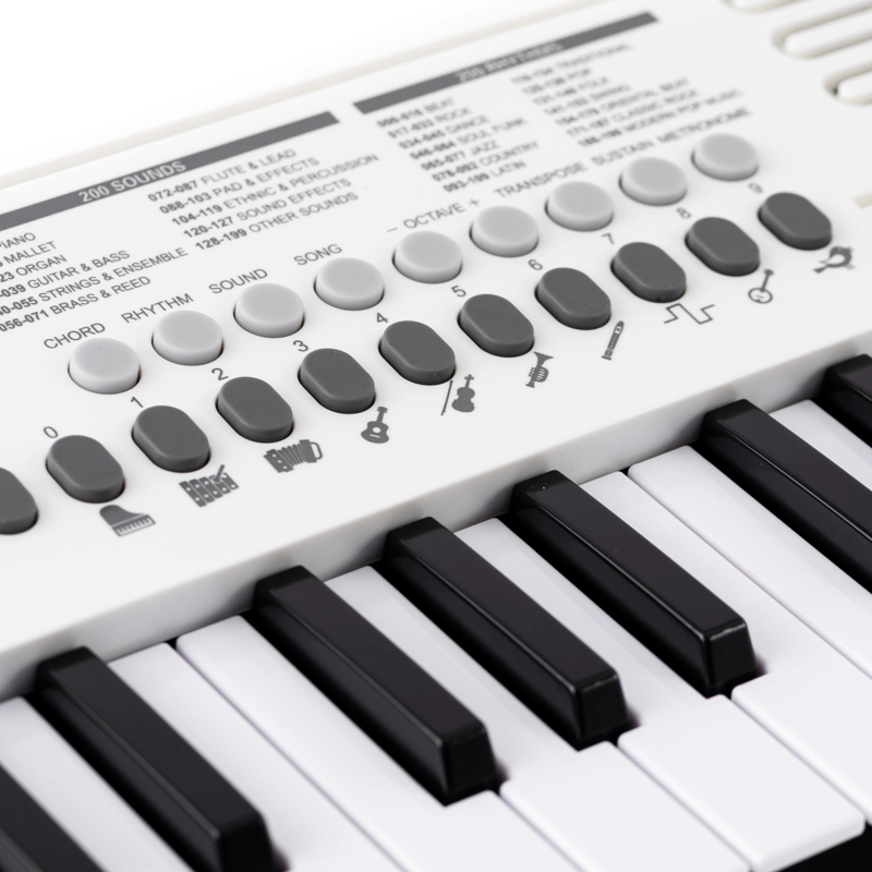 TECLADO MUSICAL PIANO 37 NOTAS TON-COLOR WHITE TONIC - 3