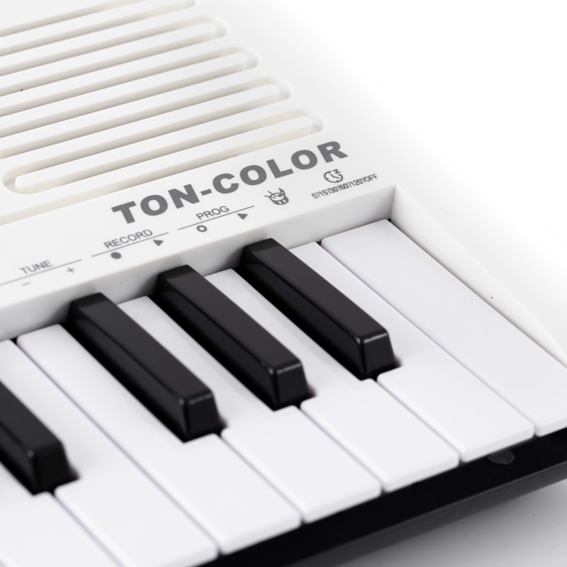 TECLADO MUSICAL PIANO 37 NOTAS TON-COLOR WHITE TONIC - 4