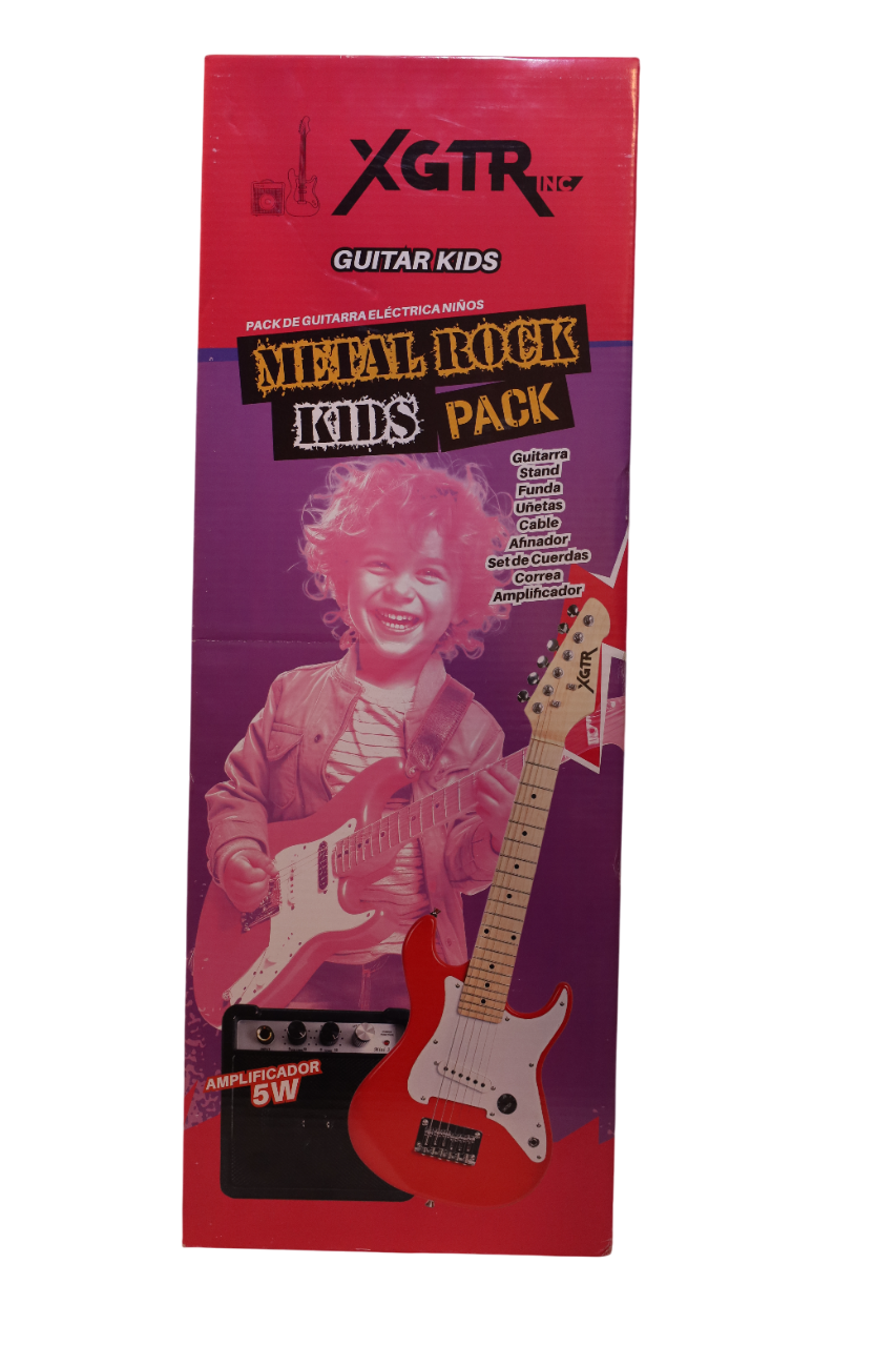 PACK GUITARRA ELECTRICA KID RED ST50 XGTR - 1