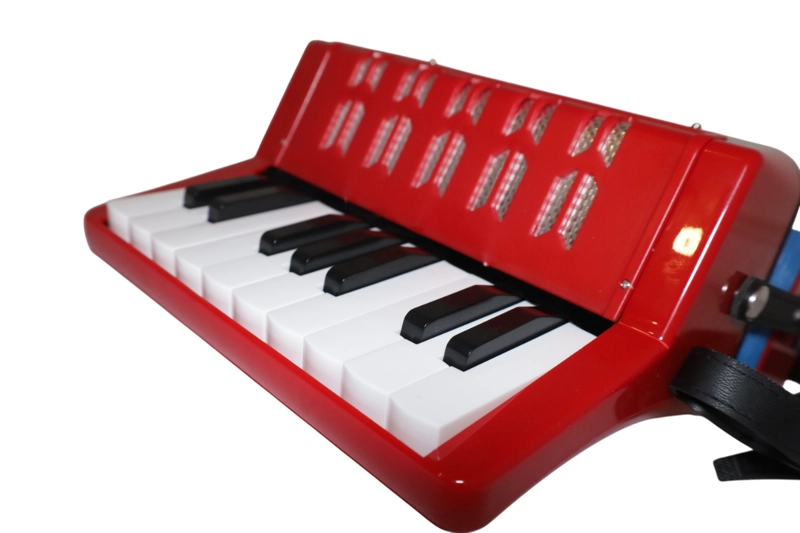 ACORDEON DE PLASTICO 17 TECLAS 8 BAJOS ALL104-1RD ALLEGRO - 2
