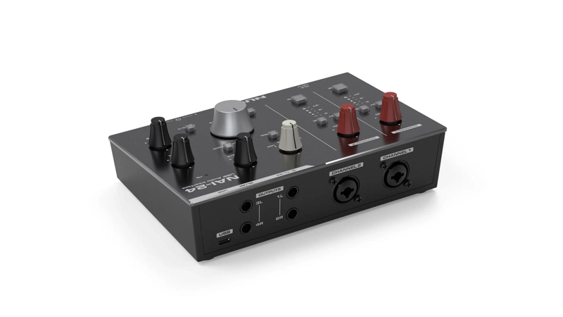 CONSOLA PODCAST MULTIPISTA PORTATIL 2 CANALES NAI-24 NUX - 3