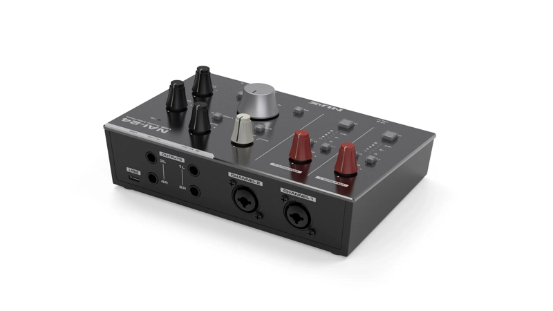 CONSOLA PODCAST MULTIPISTA PORTATIL 2 CANALES NAI-24 NUX - 4