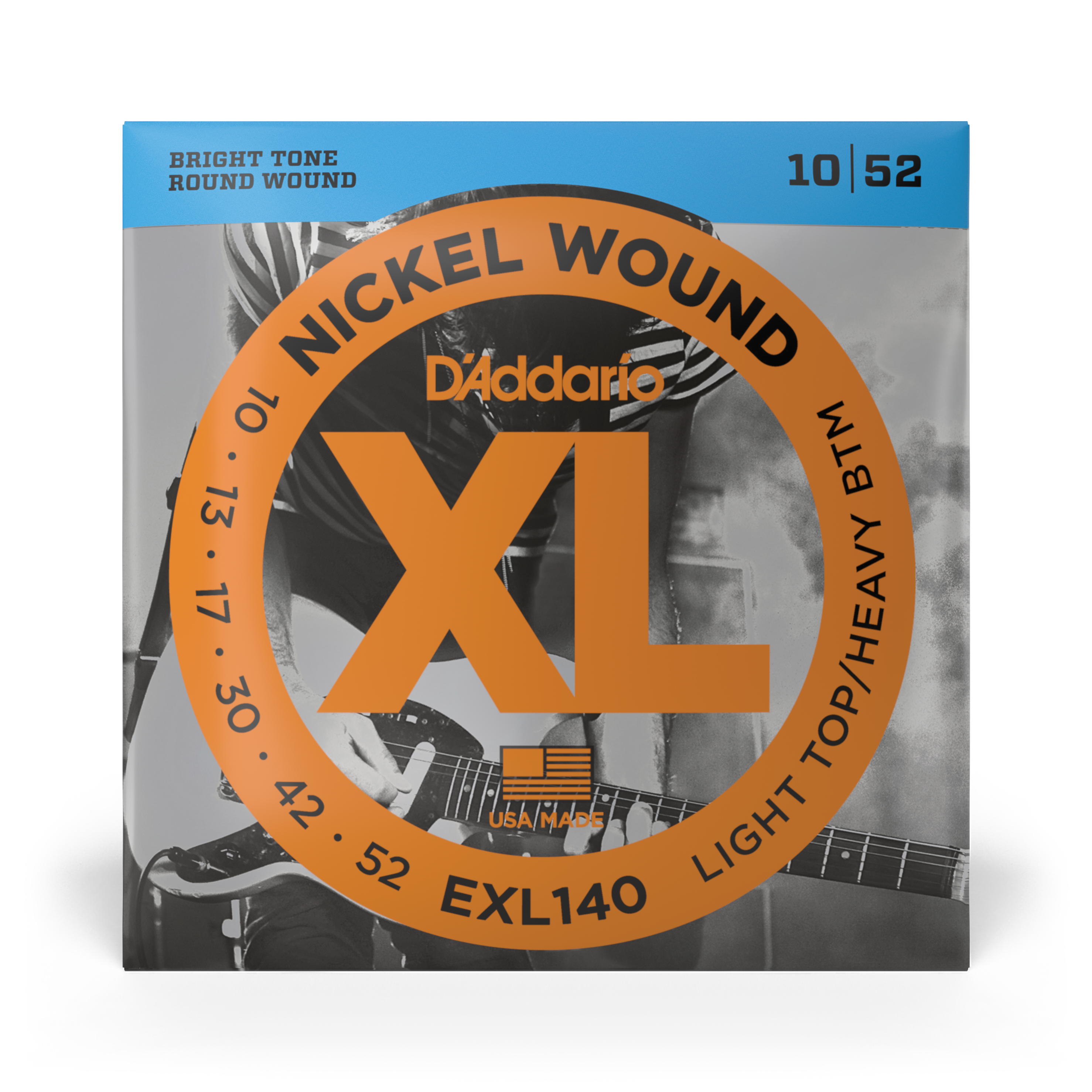 SET DE CUERDAS GUITARRA ELE CTRICA 10-52 EXL140 DADDARIO - 1