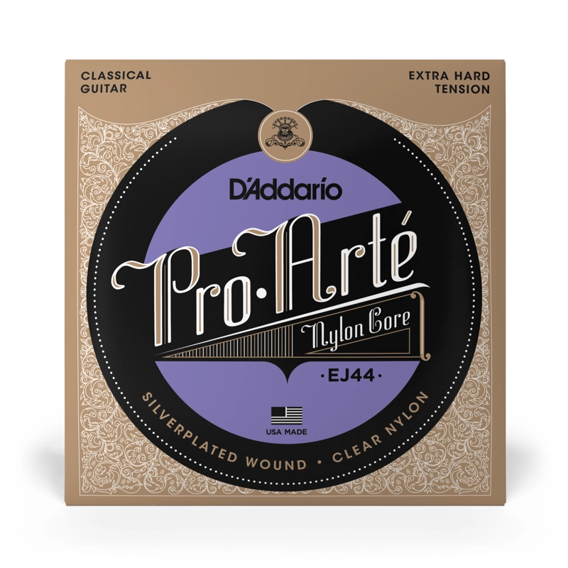 SET DE CUERDAS NYLON CLASICA HARD TENSION EJ44 DADDARIO - 1