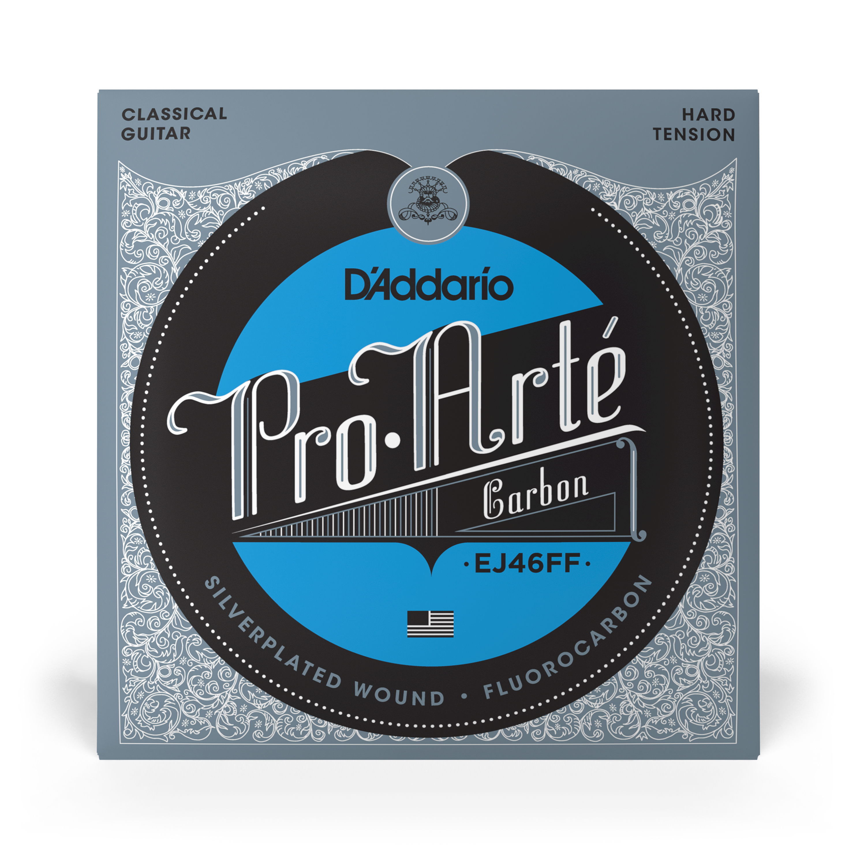 SET DE CUERDAS CLASICAS CARBON HARD TENSION EJ46FF DADDARIO - 1