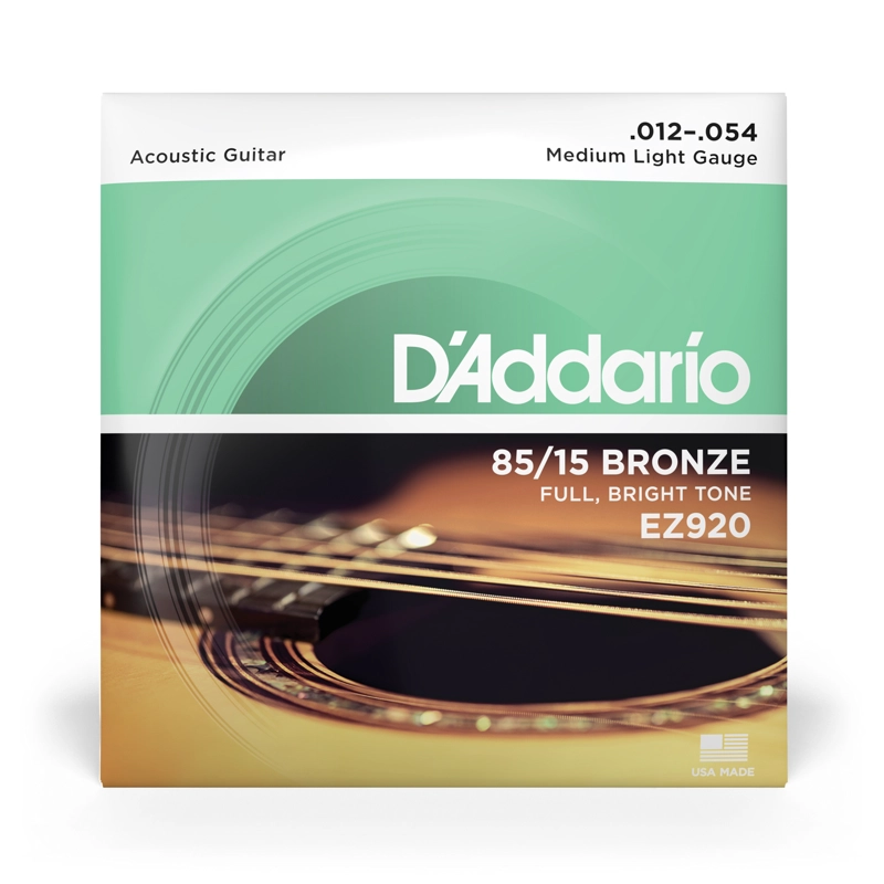 SET CUERDAS GUITARRA ACUS. 85/15 T.M B. 12-54 EZ920 DADDARIO - 1