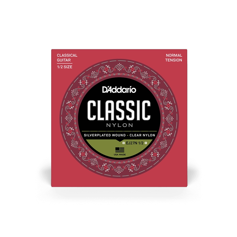SET DE CUERDAS NYLON CLASICA1/2 N.TENSION EJ27N DADDARIO - 2