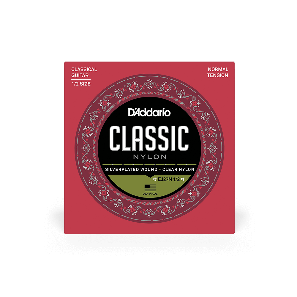 SET DE CUERDAS NYLON CLASICA1/2 N.TENSION EJ27N DADDARIO - 2