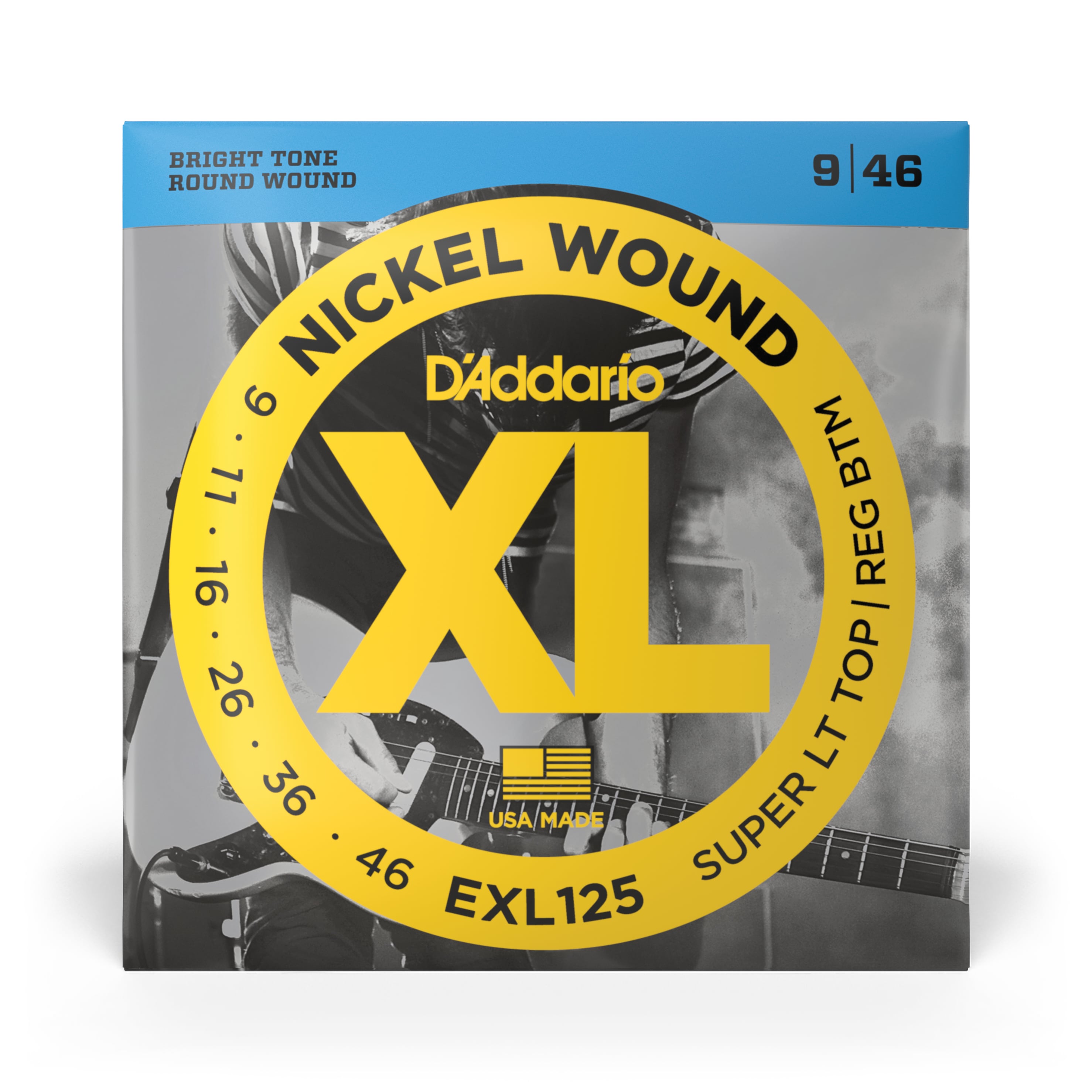 SET DE CUERDAS GUITARRA ELE CTRICA 9-46 EXL125 DADDARIO - 1