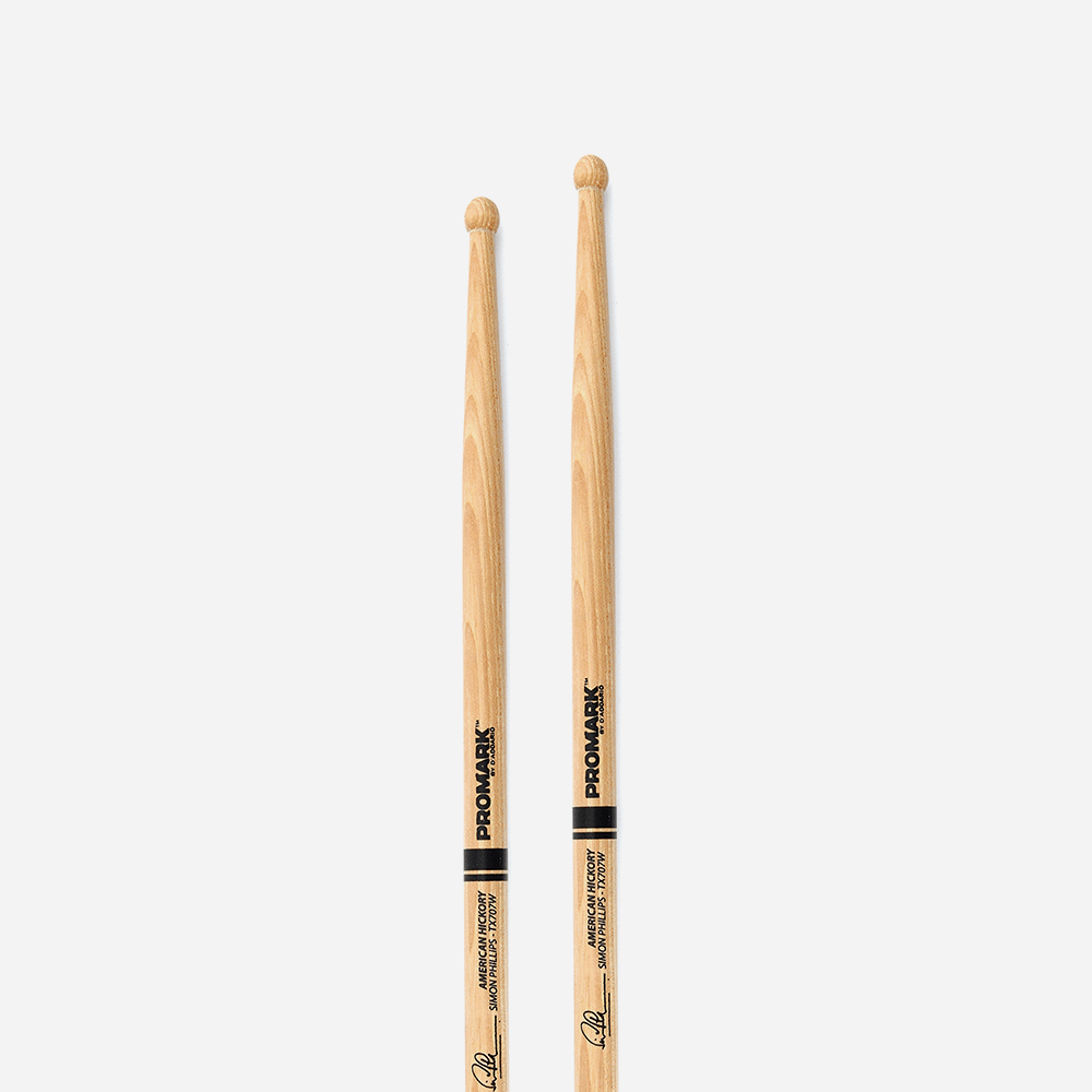 BAQUETA SIMON PHILLIPS 707 5A NOGAL TX707W PRO MARK - 2