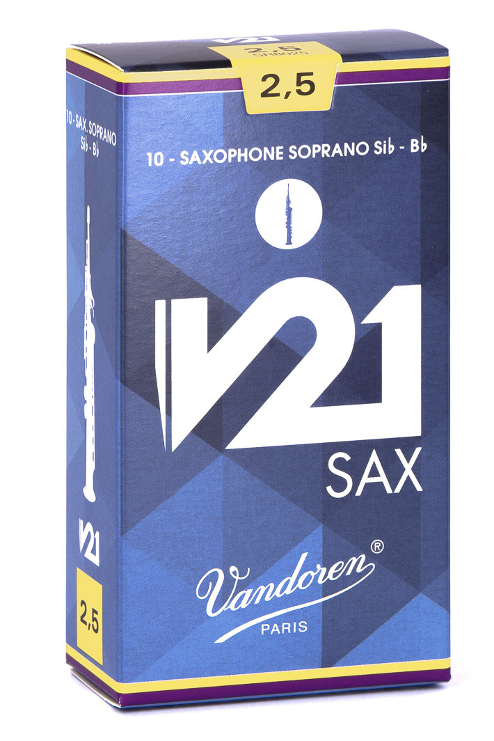 CAJA DE CAÑAS SAXO SOPRANO V21 N. 2.5 SR8025 VANDOREN - 2