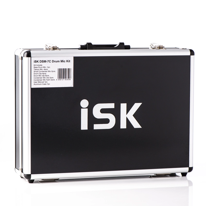 SET DE MICROFONOS PARA BATERIA 7 PIEZAS DSM-7A ISK - 3