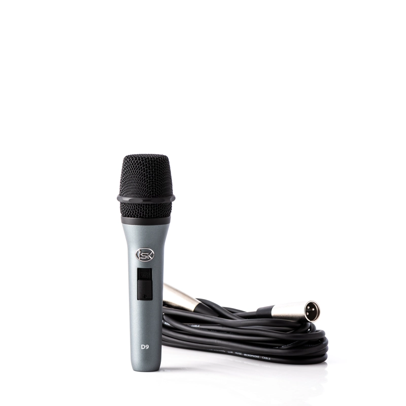MICROFONO DINAMICO UNIDIRECCIONAL CON SWITCH D9 ISK - 1