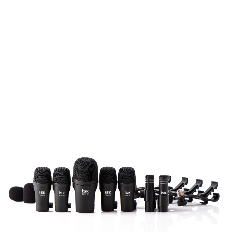 SET DE MICROFONOS PARA BATERIA PIEZAS DSM-7D ISK - 3