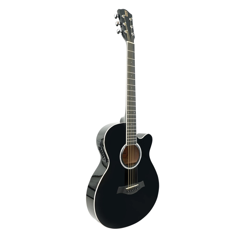 GUITARRA EQ CUERDA MET 40' BANDS GLOSSY BIL-404-EQ-BK BILBAO - 2