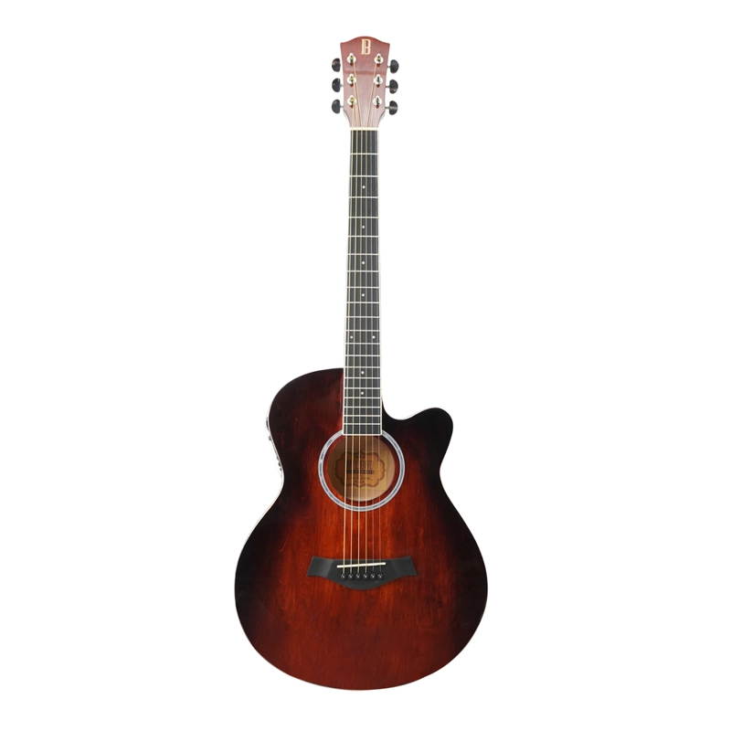 GUITARRA EQ CUERD MET 40' BANDS GLOSSY BIL-404-EQ-FLM BILBAO - 1