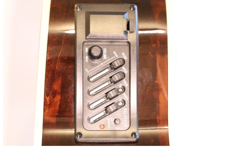 GUITARRA EQ CUER MET 40' BANDS GLOSSY BIL-404-EQ-TOB BILBAO - 4