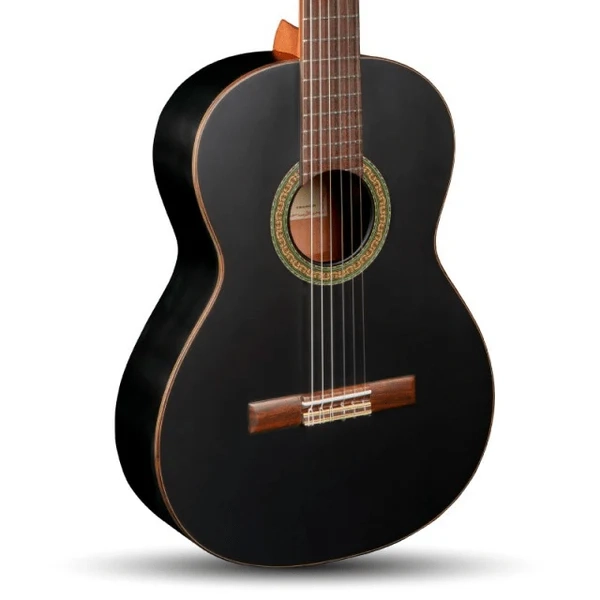 GUITARRA CLASICA 1C BLACK SATIN + FUNDA 4/4 10 MM ALHAMBRA - 3