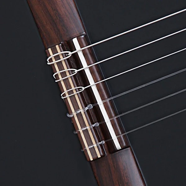 GUITARRA CLASICA 1C BLACK SATIN + FUNDA 4/4 10 MM ALHAMBRA - 6
