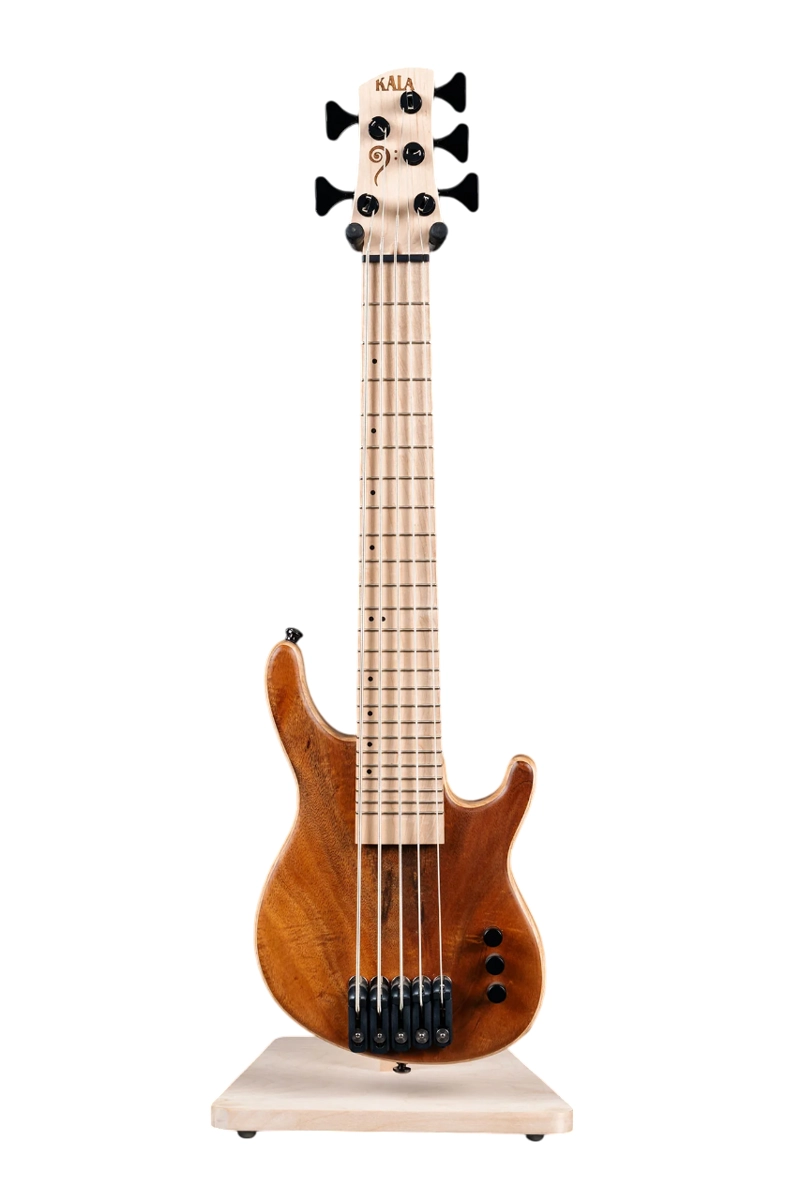 UBASS HAWAIIAN KOA 5 STG KOA FRETTED UB5-KOA-FS KALA - 1
