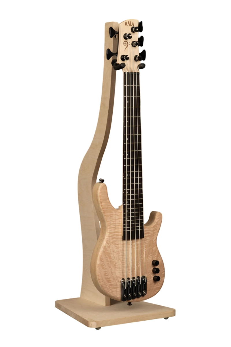 UBASS CALIFORNIA 5 STG MAPLE FRETTED UB5-MAP-FS KALA - 1