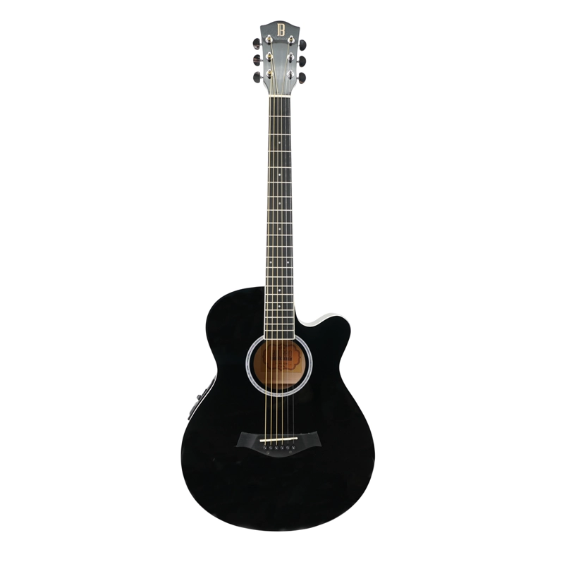 GUITARRA THIN EQ CUERDA METALICA 40' 3 BIL-403-EQ-BK BILBAO - 1