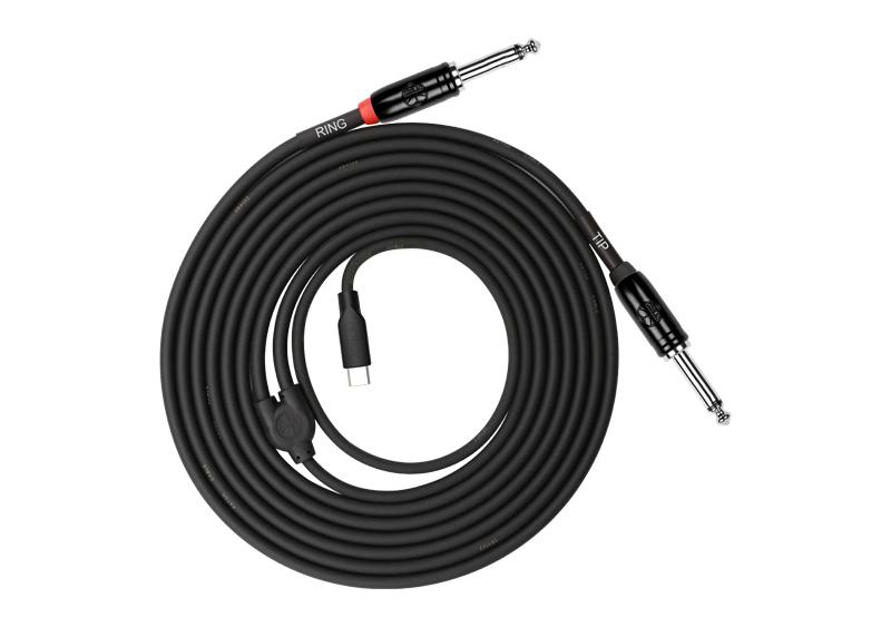 CABLE USB-C A 2 PLUG 45748 MONO 3M UY-C-392B-3 KIRLIN - 2