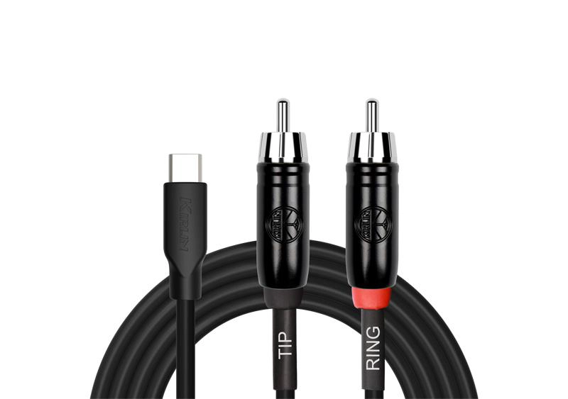 CABLE USB-C A RCA 3M UY-C-394B-3 KIRLIN - 1